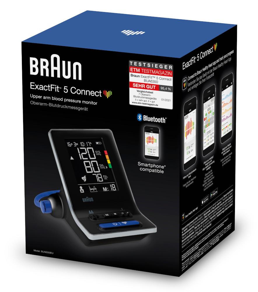 BRAUN BLUTDRUCKMESSGERÄT ExactFit5 Connect Oberarm